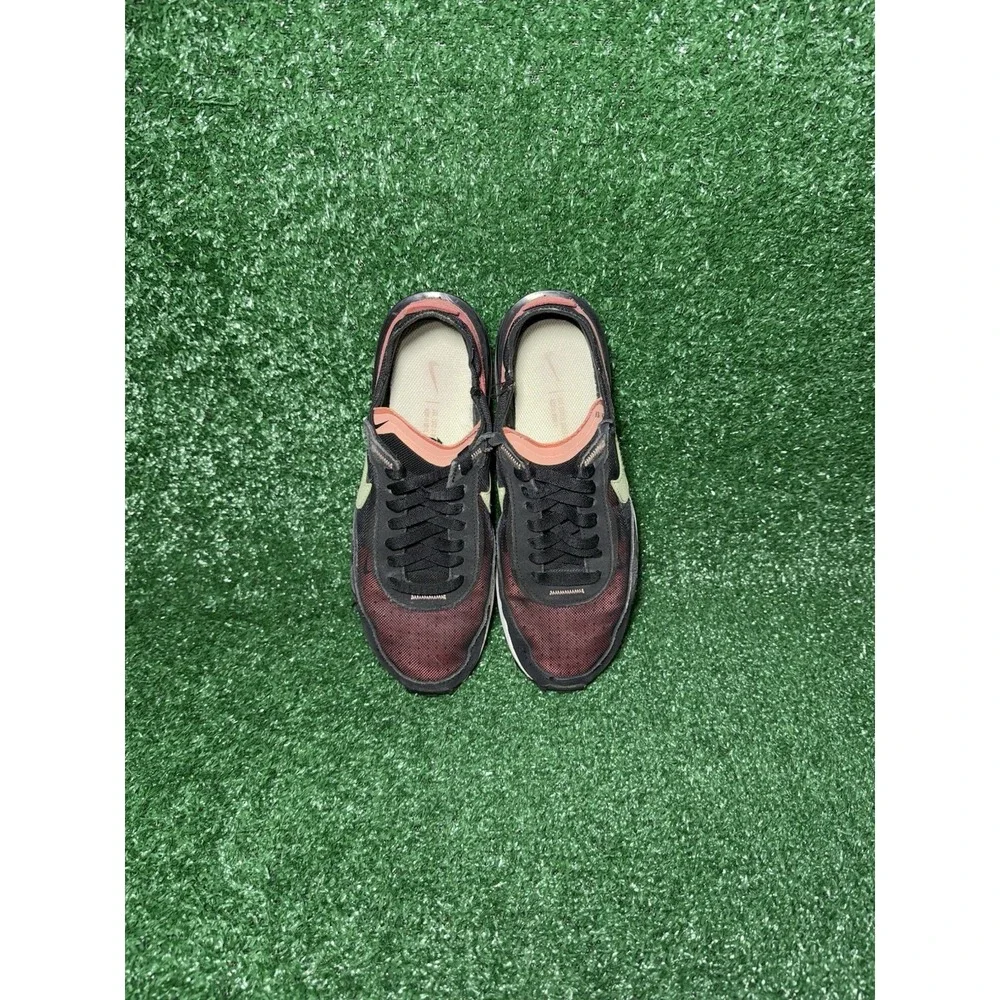 Nike Shoes Womens Size 8 Black Red Waffle Sneakers Lifestyle Casual Athletic Gym